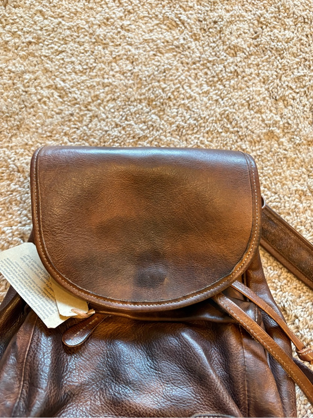 BedStu Dabney Leather Mini Backpack - Picture 6 of 9